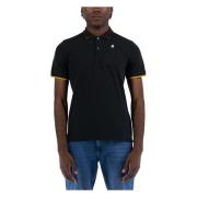 Polo Shirts K-Way , Black , Heren