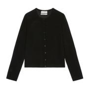 Cardigan regular Marc O'Polo , Black , Dames