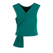 Elegante Groene Zomer Top Pinko , Green , Dames