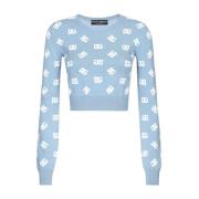 Heldere Blauwe Sweaters Dolce & Gabbana , Blue , Dames