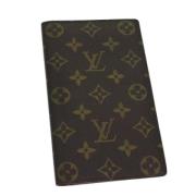 Pre-owned Canvas wallets Louis Vuitton Vintage , Brown , Dames