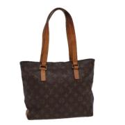 Pre-owned Canvas totes Louis Vuitton Vintage , Brown , Dames