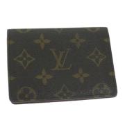 Pre-owned Canvas wallets Louis Vuitton Vintage , Brown , Dames