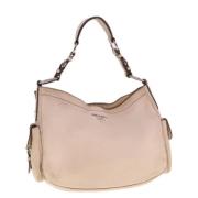 Pre-owned Leather prada-bags Prada Vintage , Beige , Dames