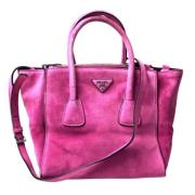 Pre-owned Leather prada-bags Prada Vintage , Pink , Dames