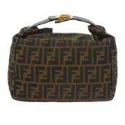 Pre-owned Canvas fendi-bags Fendi Vintage , Brown , Dames