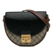 Pre-owned Leather shoulder-bags Gucci Vintage , Brown , Dames