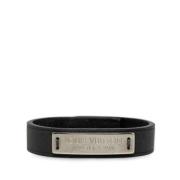 Pre-owned Leather bracelets Louis Vuitton Vintage , Black , Dames