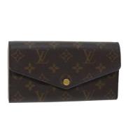 Pre-owned Canvas wallets Louis Vuitton Vintage , Brown , Dames