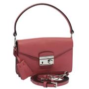 Pre-owned Leather handbags Prada Vintage , Pink , Dames