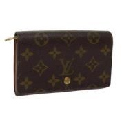 Pre-owned Canvas wallets Louis Vuitton Vintage , Brown , Dames