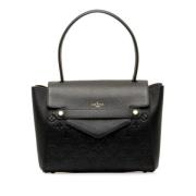 Pre-owned Canvas handbags Louis Vuitton Vintage , Black , Dames