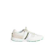 Bi-Material Sneakers Wit Taupe Mesh PS By Paul Smith , White , Heren