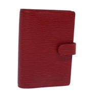 Pre-owned Leather home-office Louis Vuitton Vintage , Red , Dames