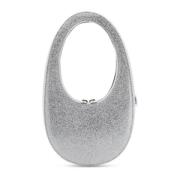 Glittered Swipe Mini Hobo Tas Coperni , Gray , Dames