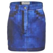 Pre-owned Cotton bottoms Loewe Pre-owned , Blue , Dames