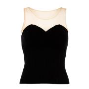 Mouwloze Top Myrtle Zwart Outlet Prijs Pinko , Black , Dames