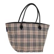 Pre-owned Nylon totes Burberry Vintage , Beige , Dames