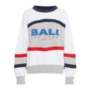 Sportieve Sweatshirt met Cool Print Ball , Multicolor , Dames