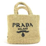 Pre-owned Fabric prada-bags Prada Vintage , Beige , Dames