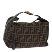 Pre-owned Canvas fendi-bags Fendi Vintage , Brown , Dames