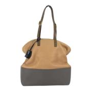 Pre-owned Leather fendi-bags Fendi Vintage , Beige , Dames