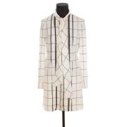 Pre-owned Silk dresses Valentino Vintage , Beige , Dames