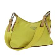 Pre-owned Nylon prada-bags Prada Vintage , Yellow , Dames