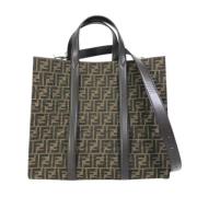 Pre-owned Canvas fendi-bags Fendi Vintage , Brown , Dames