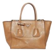 Pre-owned Leather prada-bags Prada Vintage , Brown , Dames