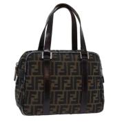 Pre-owned Canvas handbags Fendi Vintage , Brown , Dames