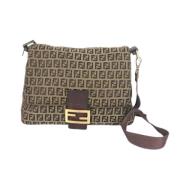 Pre-owned Canvas fendi-bags Fendi Vintage , Brown , Dames