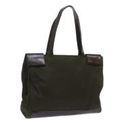 Pre-owned Nylon totes Prada Vintage , Green , Dames