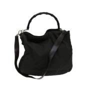 Pre-owned Nylon gucci-bags Gucci Vintage , Black , Dames