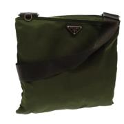 Pre-owned Nylon prada-bags Prada Vintage , Green , Dames