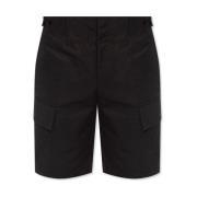 Cargo Shorts Katoen Made in Italy Jil Sander , Black , Heren