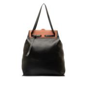 Pre-owned Leather totes Loewe Pre-owned , Black , Dames