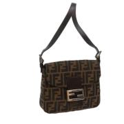 Pre-owned Canvas fendi-bags Fendi Vintage , Black , Dames