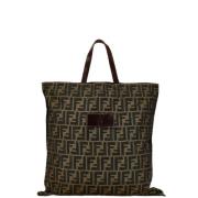 Pre-owned Canvas totes Fendi Vintage , Brown , Dames