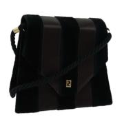 Pre-owned Canvas fendi-bags Fendi Vintage , Black , Dames