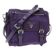 Pre-owned Nylon prada-bags Prada Vintage , Purple , Dames