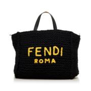 Pre-owned Wool fendi-bags Fendi Vintage , Black , Dames