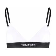 Witte Modal Signature Bra Tom Ford , White , Dames