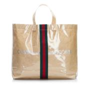 Pre-owned Plastic gucci-bags Gucci Vintage , Beige , Dames