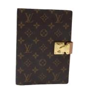 Pre-owned Canvas home-office Louis Vuitton Vintage , Brown , Dames