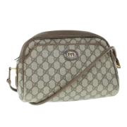 Pre-owned Canvas gucci-bags Gucci Vintage , Beige , Dames