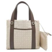 Pre-owned Canvas totes Bvlgari Vintage , Beige , Dames