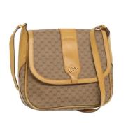 Pre-owned Canvas gucci-bags Gucci Vintage , Beige , Dames