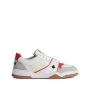 Geborduurde Logo Sneakers Dsquared2 , White , Heren