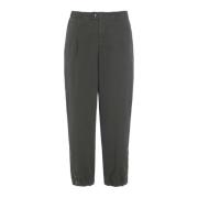 Elastische Casual Bosgroene Broek Bitte Kai Rand , Green , Dames